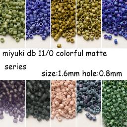 Contas de vidro importadas japonesas miyuki delica contas coloridas matte series one 5g ornamento - Image 1