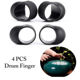 Conjunto de manga de dedo de 4 unidades para acessórios de tambores de percussão de língua de aço - Image 5
