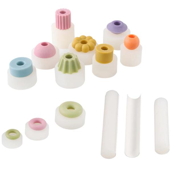 Boowan Nicole Molde de Vela Empilhável de Silicone Cônico Artesanal 1 peça