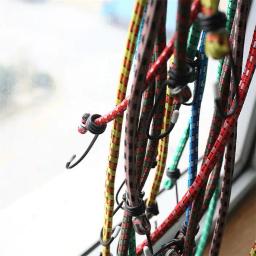 Ganchos elásticos de corda elástica, 1.5m, 1 Stretch, Bagagem do carro, Telhado Rack Strap Hooks, Bicicletas leves - Image 2