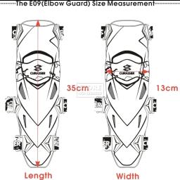 Cotoveleira vermelha para motocross, proteção para motocicletas, equipamento de corrida, proteção para motocicleta, verão - Image 6