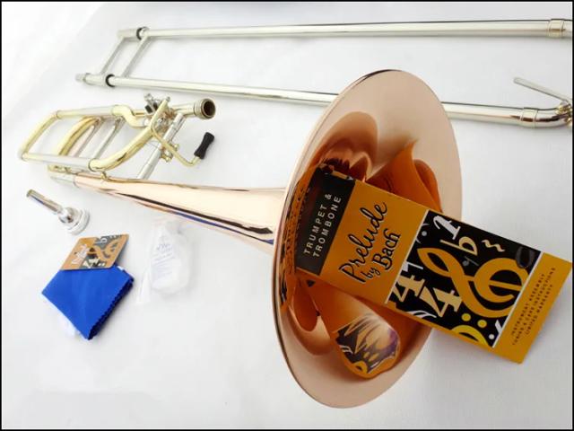 Fancier Club 42BO Profissional BB/F Tenor Trombone Fósforo Cobre