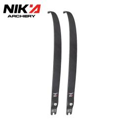 Nika membros curvo, N3 membros curvo recurvo, 55% fibra de carbono, Logo pequeno BULL, 22-46lbs, 1 par - Image 4
