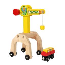 Conjunto de trilho de trem ferroviário de madeira, acessório de estação de trem com túnel adequado para todas as marcas, brinquedos educativos de trilhos de madeira para crianças - Image 5