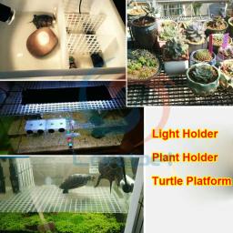 Divisor de plástico para aquário, suporte para tanque de peixes, bandeja de gotejamento, rede de suporte multifuncional - Image 4