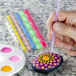 Conjunto de stencils para pintura e desenho, ferramentas de arte para mandala, gravação, diy, diy, 16pcs - Image 6