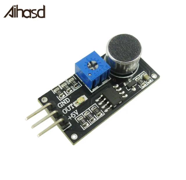 Módulo de Sensor de Detecção de Som Acústico para Carros Inteligentes com Arduino