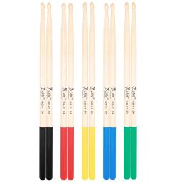 SLADE 1 Pair 5A Bege Drumsticks Acessórios De Percussão De Madeira Profissional 5 Cores Baquetas De Tambor Peças De Instrumento Musical - Image 2