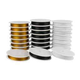 0.3/0.38/0.45mm fio de cobre ouro preto branco cor diy artesanato miçangas fios cordão de jóias para pulseira colar fazendo - Image 2