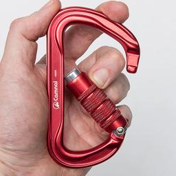 Carabiner Clip para escalada ao ar livre, bloqueio automático, forma d resistente, gancho acessórios para escalada de árvores, 30KN - Image 3