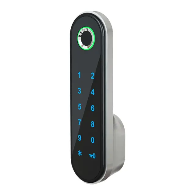 Cadeado Inteligente com Impressão Digital e Conexão USB para Segurança de Gavetas em Casa e Escritório