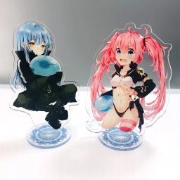 Combinação de suporte personalizado, figura de anime, modelo acrílico transparente, decoração de mesa, foto, chaveiro para fãs, presentes - Image 3