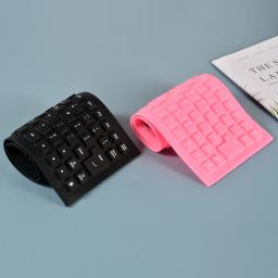 DISOUR-Teclado Dobrável de Silicone, 85 Teclas, Flexível, Portátil, Dobrável, Com Fio, Mini USB, PC, Notebook, Tablet, Laptop, Jogos - Image 6