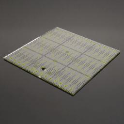 Dophee réguas novas para artesanato, acessórios de ferramentas de costura para jardim doméstico, artesanato e arte com agulha de 15*15cm * 0.3cm, régua de retalhos - Image 2