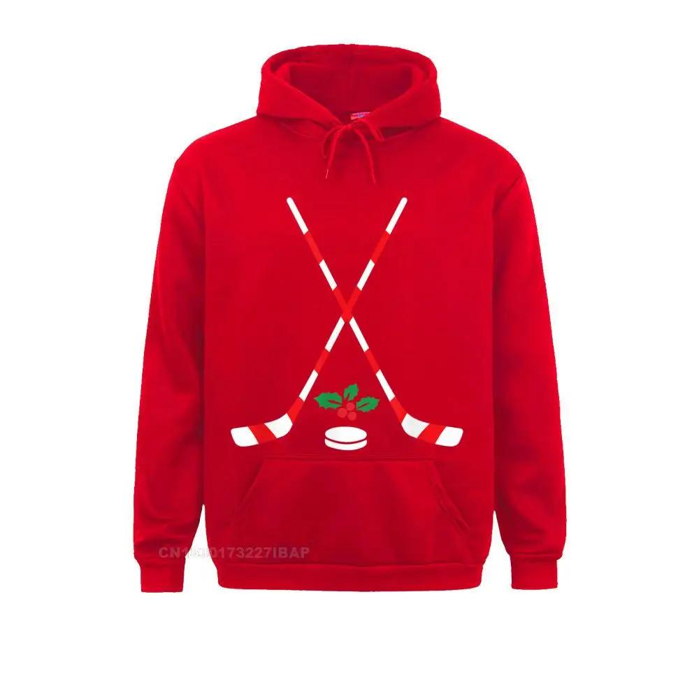 Hockey no gelo natal doces cana hóquei hockey com capuz pullover geek camisolas outono hoodies para engraçado hip hop camisolas - Image 1