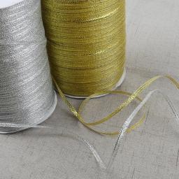 Fitas metálicas de glitter 20 jardas 3mm, dourado, prata, rosa, azul, faixa para decoração de festa de aniversário, casamento, natal, cinto para embalagem de presente - Image 3