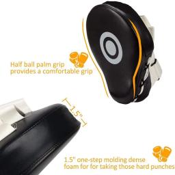 Saco De Boxe Curvo para Adultos e Crianças, Equipamento De Boxe, Sacos De Perfuração Para Taekwondo, Muay Thai, Karatê, PU Training Paws Pads, 1 Pc, 2Pcs - Image 3