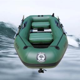 Barcos a remo infláveis portáteis de pvc, marinhos solares, 2 pessoas, 200cm, resistente ao desgaste, pesca, caiaque, piso de madeira com acessórios - Image 4