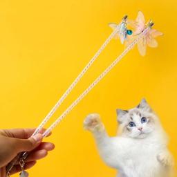 Brinquedo interativo para gatos e gatos, brinquedo para exercício de gatos, com sino borboleta, suprimentos para animais de estimação - Image 1