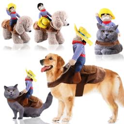 Roupa cosplay para cães e gatos, roupas para cães, camiseta, equipamento de equitação de gatos, roupas para animais mais vendidos, 2024 - Image 1