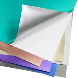 Fosco Adesivo Permanente Folha Artesanato Vinil, Satin Metallic Cut Film, DIY Sinais Uso para Vidro de Parede e Caneca Decoração, 6 cores sortidas - Image 5