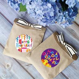 Adesivos para embalagem de feliz aniversário., etiqueta seladora de embalagem e presente diy para decoração de festa, adesivo de papelaria artesanal. 50 a 500 peças. - Image 4