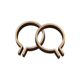 Moldura de madeira do ponto cruz para artesanato, Mini bordado Hoop, anel de argola, 10pcs por conjunto - Image 5