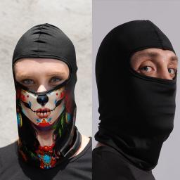 Respirável motocicleta balaclava máscara facial completa esporte ciclismo bandana à prova de vento masque exército tático pescoço acampamento bandana - Image 3
