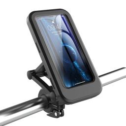 Suporte para telefone em bicicleta, leve, abs, à prova d'água, suporte para telefone em bicicleta, apoio para smartphone, guidão - Image 2