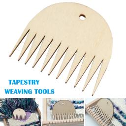 Ferramenta De Tecelagem De Tapeçaria Trançada, Pente De Tear De Madeira, Ferramentas DIY, Recentemente - Image 1