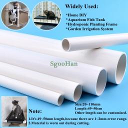1pc 20 75 75mm tubo upvc aquário tanque de peixes pvc tubo casa irrigação jardim rega hidropônico plantio quadro tubo 49 50 50cm de comprimento - Image 3