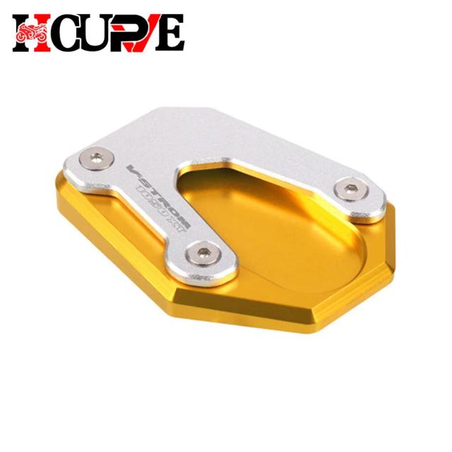 Placa Extensão Cavalete Lateral V-Strom 1050 Alumínio CNC