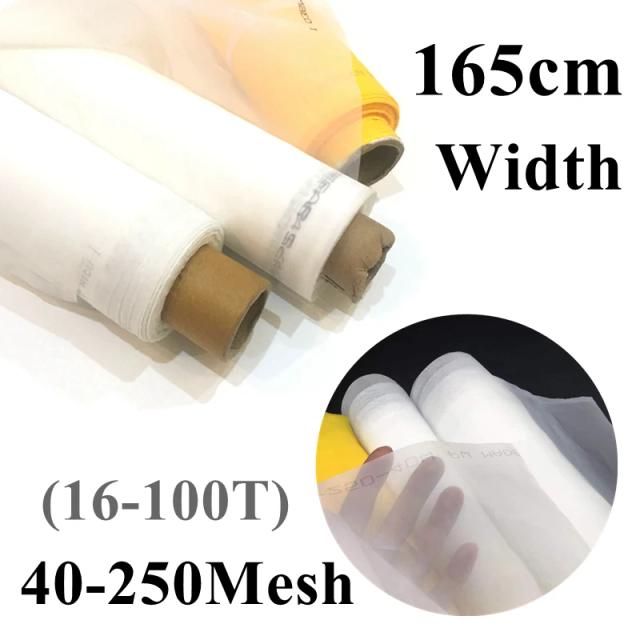 Malha de Poliéster Branco para Serigrafia e Impressão PCB - Larguras Variadas de 40cm a 250cm