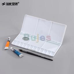 Fbyn 24 grades de plástico original da china, caixa de mistura de aquarela dobrável, suporte de pigmento, paleta de mistura de cores com suprimentos - Image 3