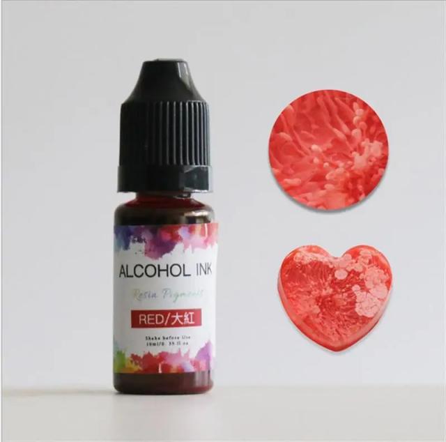 Pigmento de Molde de Resina UV para Artesanato: Pigmento DIY Blooming e Líquido de Tinta de Álcool para Difusão em Resina Epóxi