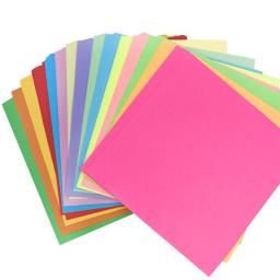 Papel de dupla face origami quadrado, papel dobrável de cor sólida multicolorido para crianças, decoração artesanal para scrapbooking diy com 100 peças - Image 4