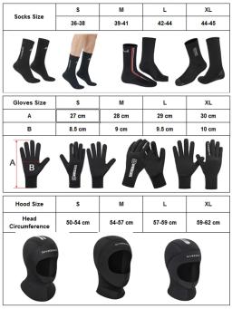 Luvas de mergulho em neoprene, luvas de wetsuit, luvas de surf, homens e mulheres, crianças, antiderrapante térmico, água flexível, 3mm, 5mm - Image 2