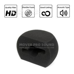 Para zoom h4n h 4 h4 n windscreen recorder mic anti pop filtro de tela espuma brisa microfone esponja windproof vento escudo - Image 4