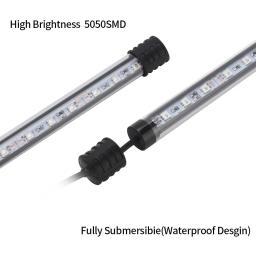 Lâmpada de aquário de sete espaços com controle remoto, 18-57cm, lâmpada colorida de mergulho, 90-260v, para plantas, tanque de peixes, uso anfíbio - Image 2