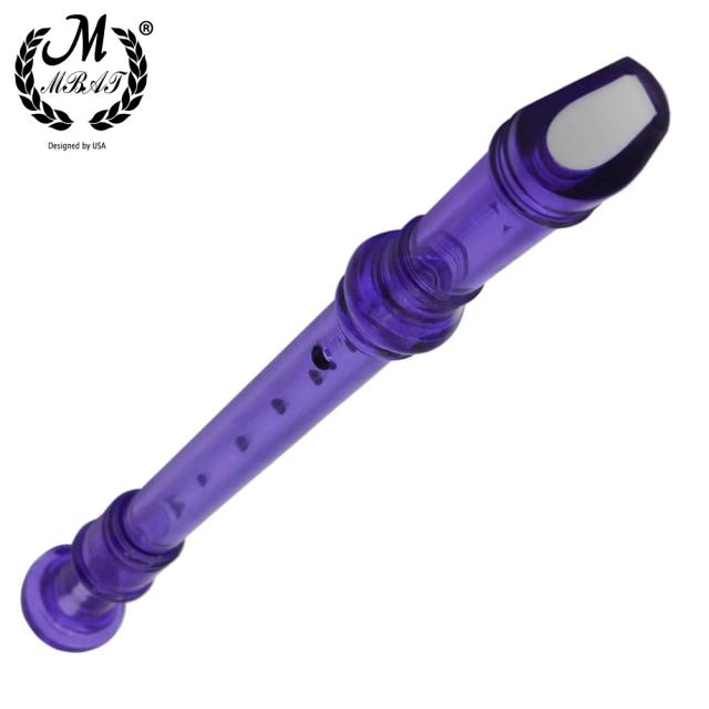 Mombat Removível Flauta ABS para Clarinetes e Soprano com Haste de Limpeza em 7 Cores Vibrantes