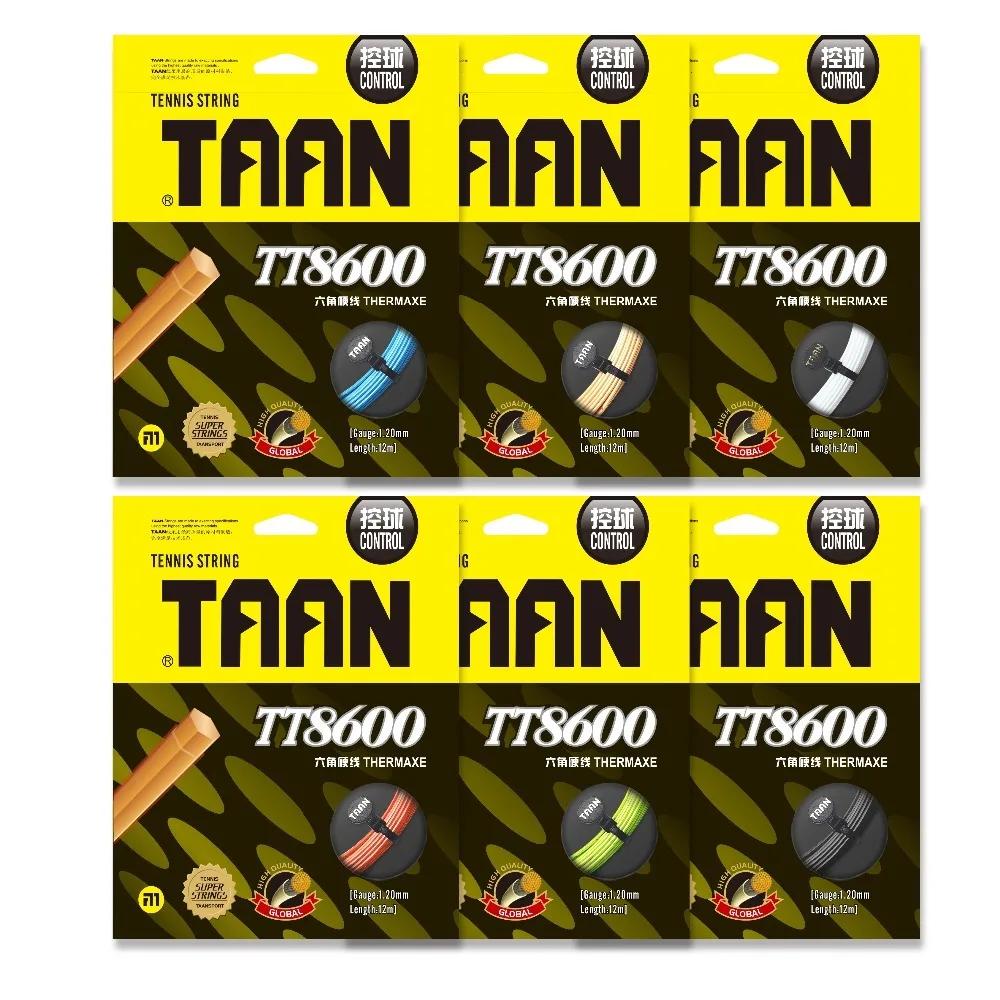 Taan-corda hexagonal para raquetes de tênis, poliéster, 1.2mm, tt8600 - Image 1