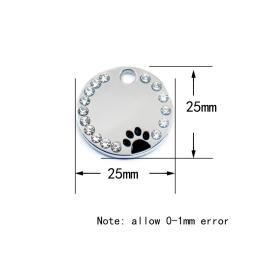 Etiqueta de identificação personalizada do cão do gato do animal de estimação da gravura livre etiquetas de nome personalizadas do gato do animal de estimação - Image 6