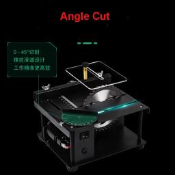 100w multifuncional mini serra de mesa para trabalhar madeira jade artesanal diy hobby modelo artesanato ferramenta corte - Image 2