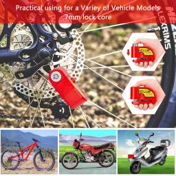 Cadeado com alarme para bicicleta ou motocicleta, travão de disco, barulho de 110db, segurança, à prova d'água, trava + corda de lembrete - Image 6