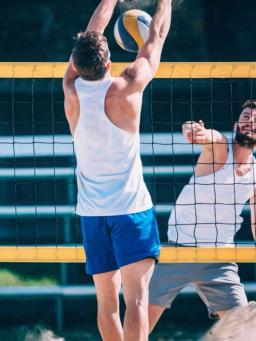 Ao ar livre portátil vôlei net dobrável ajustável vôlei badminton tênis net com suporte pólo para praia grama parque ao ar livre - Image 2