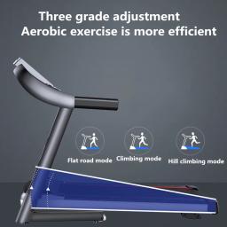Esteira elétrica dobrável, equipamento para ginástica em casa, máquina profissional de exercício para corrida - Image 4