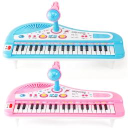 Music Toy Piano Teclado com Microfone, 37 Teclas, Musical Eletrônico, Instrumentos Multifuncionais, My First Pinao Toy for Kids - Image 2