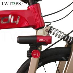 Twtopse bicicleta suporte de luz para birdy 1 2 3 novo clássico p40 dobrável cabeça rhine frente câmera lâmpada rack suporte parte - Image 2