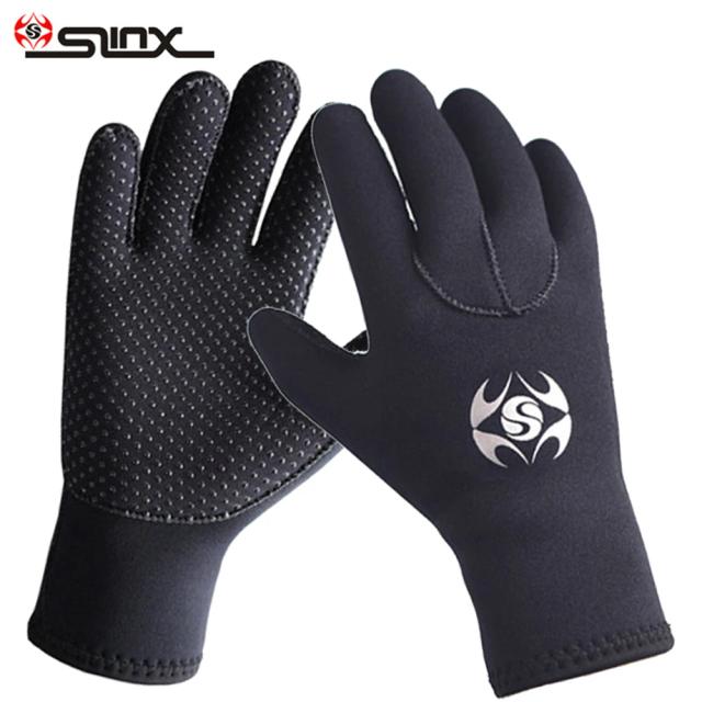 Luvas de neoprene para mergulho submarino 3mm - Roupa quente unisex com frete grátis