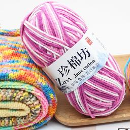 Fio De Leite De Tricô Duplo, Lã Quente Macia, Mão De Malha, Fantasia Colorida, Artesanato DIY, Suéter, Lenço, Chapéu, 50g por Pc - Image 3